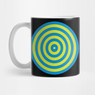 Blue Green Target Mug